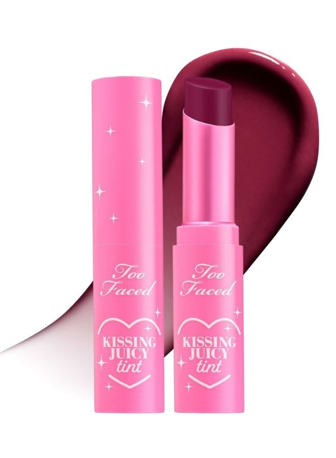Too FacedCosmetics Too Faced Kissing Juicy Tint Lip Balm – Grape Soda (Deep Berry Tinted Lip Balm, Hydrating & Non-Sticky, 3 g) - Image 1