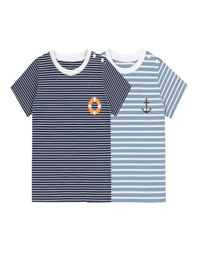 Kolorkode Organic Cotton Baby T-Shirt Pack of 2 - Soft, Breathable, Skin-Safe - Unisex for Newborn, Infant & Toddler - Image 1