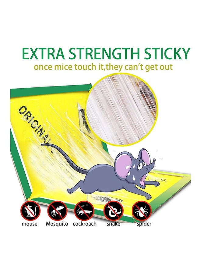GREEN KILLER Pack of 5 Mouse Trap Glue Board Rat Trap Adhesive Super Sticky Glue Board Traps for Mice Pests Cockroaches Spiders Home Office Pest Control - Image 2