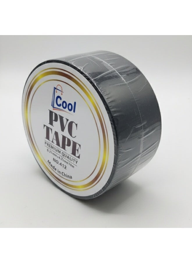 Cool PVC Electrical Insulation Tape – 6 Pack – Strong Adhesive, Durable PVC, 0.21mm × 4.7cm × 10m – Electrical Tape for Wires, Repairs, DIY – Premium Quality Black PVC Tape - Image 4