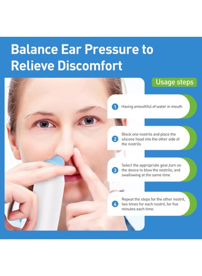 Upgraded ear pressure relief device, ear clearer, balances ear pressure, suitable for flying, diving and swimming. - Image 5