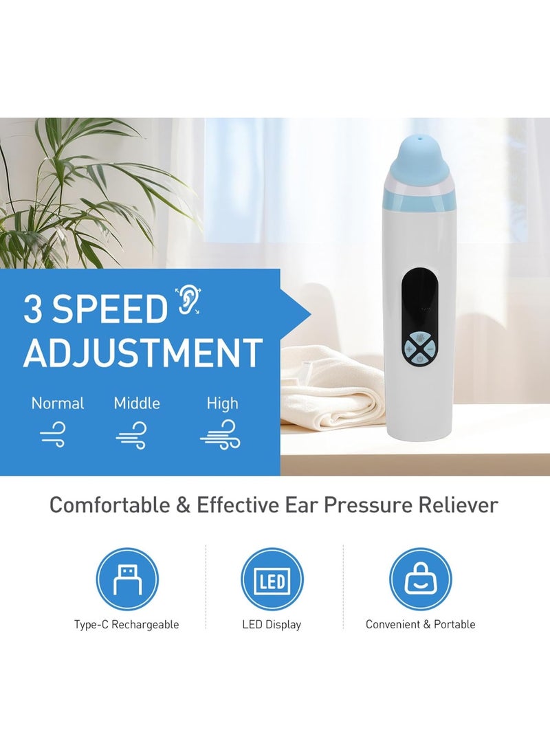 Upgraded ear pressure relief device, ear clearer, balances ear pressure, suitable for flying, diving and swimming. - Image 4