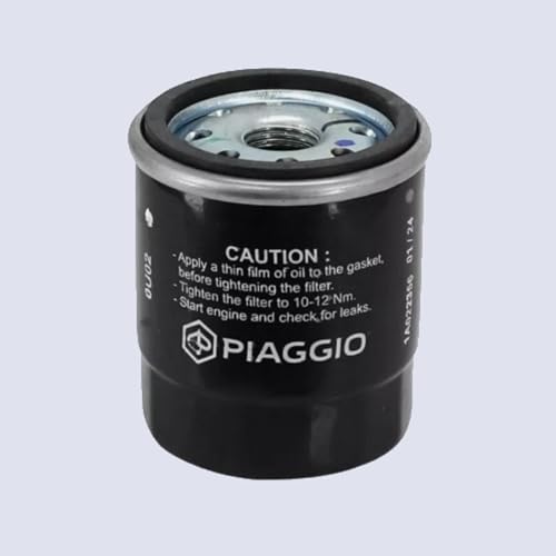 Piaggio 82635R Vespa OEM Oil Filter for Modern Vespa Scooters 150cc-300cc | For All 150-300cc Vespa GT GTS GTV HPE Super Sei Giorni ABS HPE | OEM# 1A022356 483727 Part# 82635R - Image 3