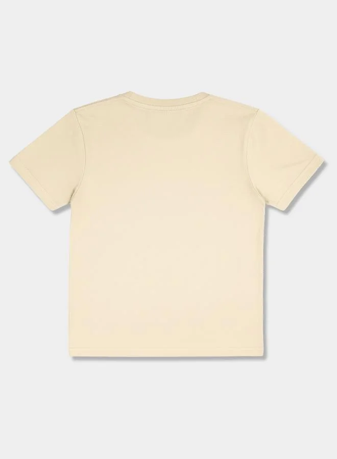 SUPERMAN Graphic Print Round Neck Fashion T-shirt