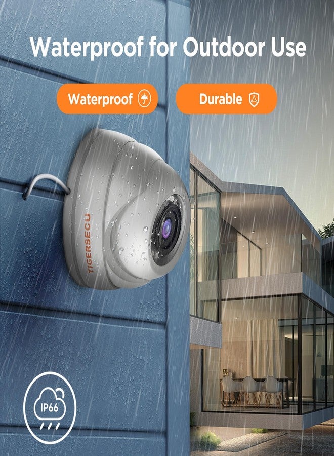 TIGERSECU Super HD 1080P Wide Angle Dome Security Camera with OSD Switch, 4-in-1 for TVI/CVI/AHD/CVBS/D1 DVR, Weatherproof for Indoor/Outdoor Use (Power Supply and Coaxial Cable Sold Separately) - Image 5