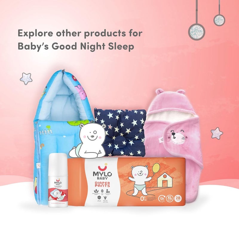 Mylo Essentials Mylo Baby Waterproof Mattress Protector for Baby (0-3 Years), Extra Absorbent, Soft and Reusable Quick Dry Sheets (Medium, 100cm x 70cm, Red) - Image 3
