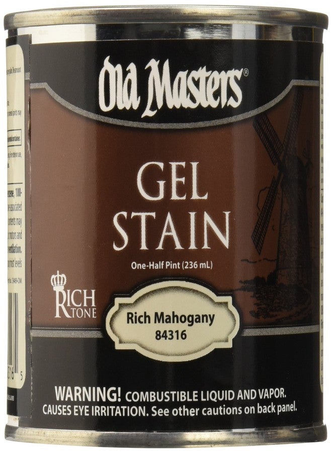 Old Masters 158794 84316 Hpt Deep Red Gel Stain, Rich Mahogany - Image 2