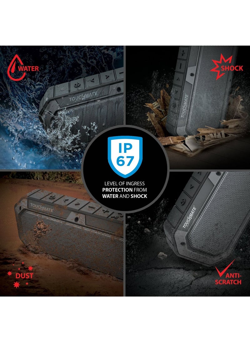 TOUCHMATE - TOUCHMATE Waterproof Bluetooth Speaker - Image 1