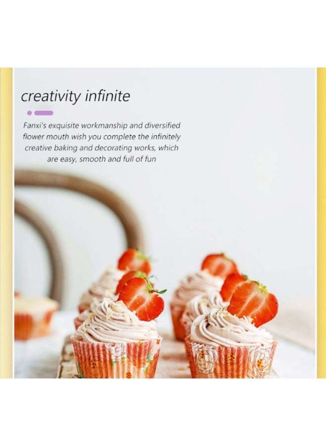 Loquat Cake Decorating Piping Nozzle Silver - Image 3