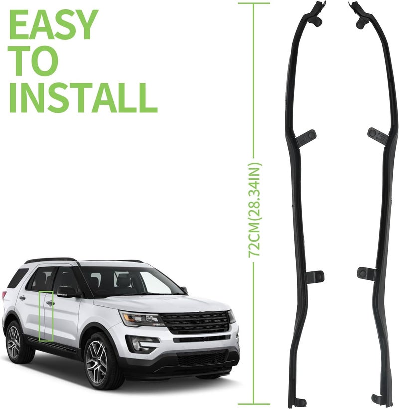 LEAVAN Right Passenger Side Rear Door Weatherstrip Seal - Image 3