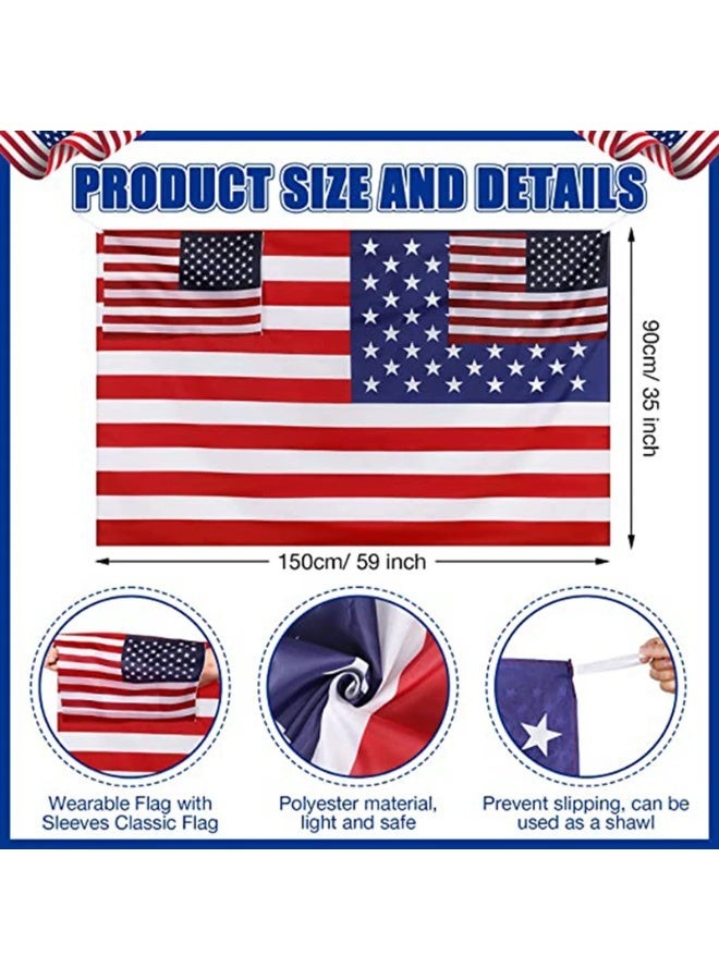Flag Cape Wearable Polyester Fabric, 90x150cm - Image 2