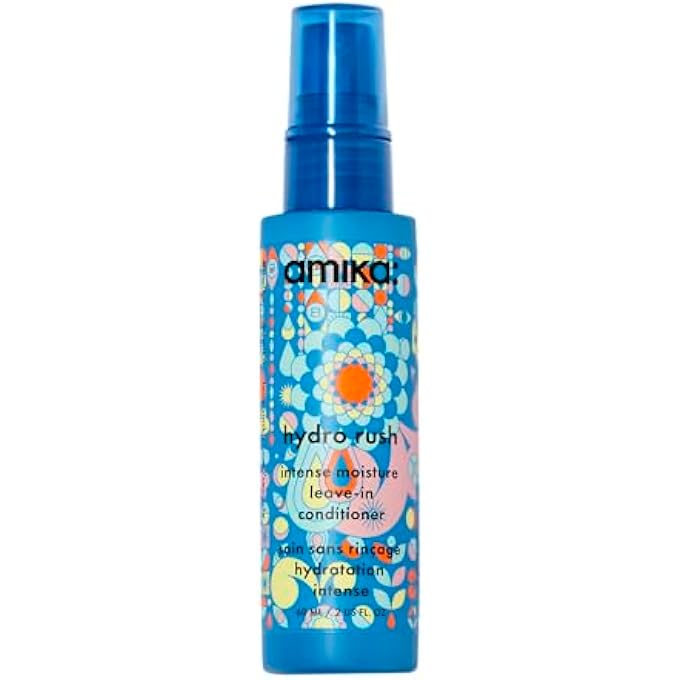 amika HYDRO RUSH INTENSE MOISTURE LEAVE-IN CONDITIONER WITH HYALURONIC ACID, 60ML - Image 2