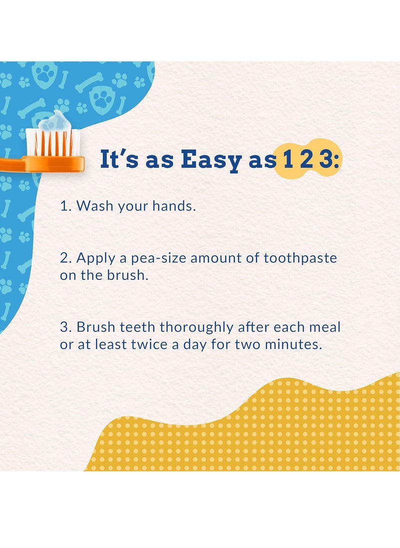 Orajel - Orajel Kids Paw Patrol Fluoride-Free Training Toothpaste, Natural Fruity Fun Flavor, #1 Pediatrician Recommended , 1.5oz Tube - Image 1