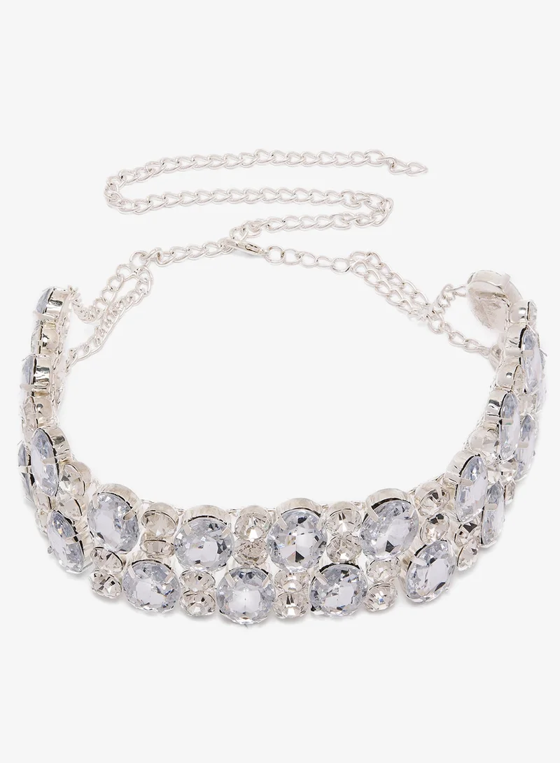 Khizana Diamonte Rhinestone Choker