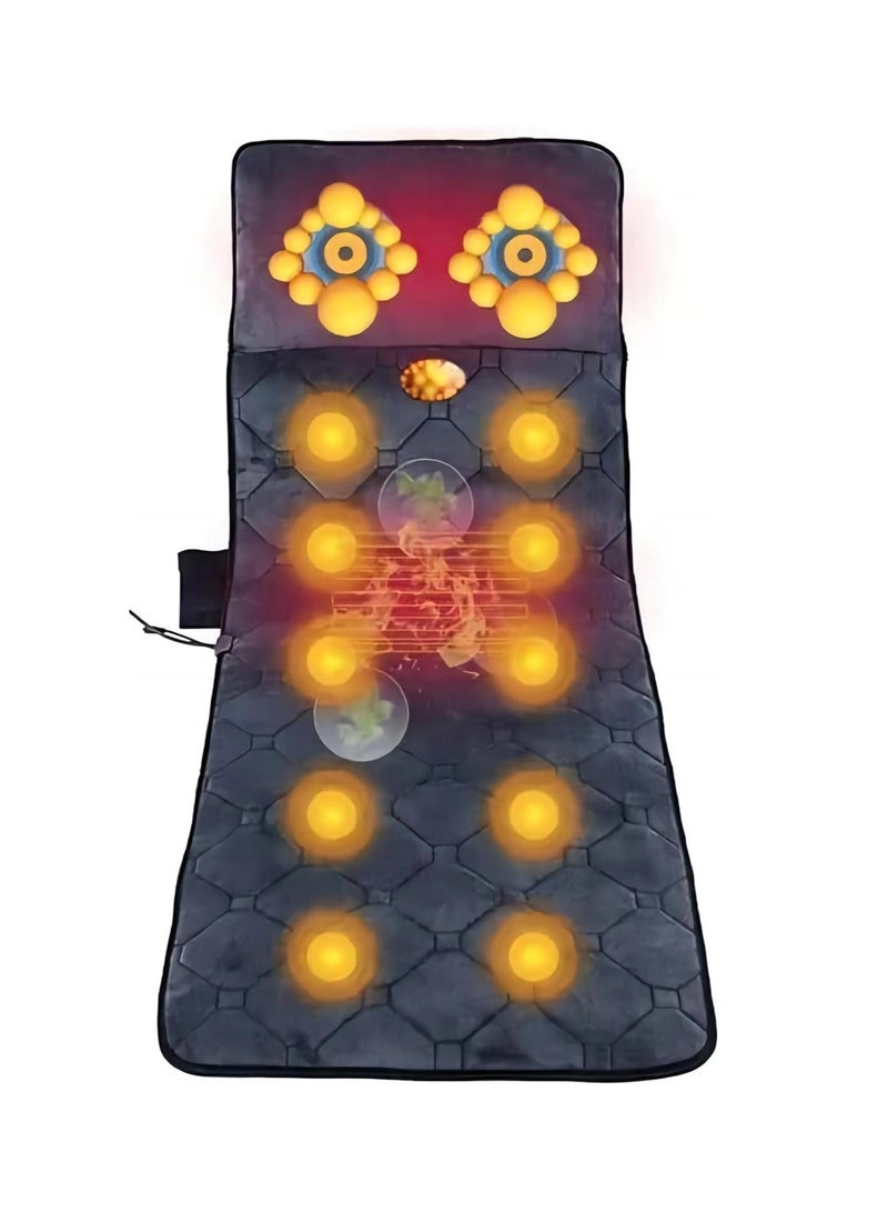 Cool Baby Whole Body Vibrating Massage Pad - Massage Heating Pad, 10 vibrating Motor Massage mattress Pad  - Image 1