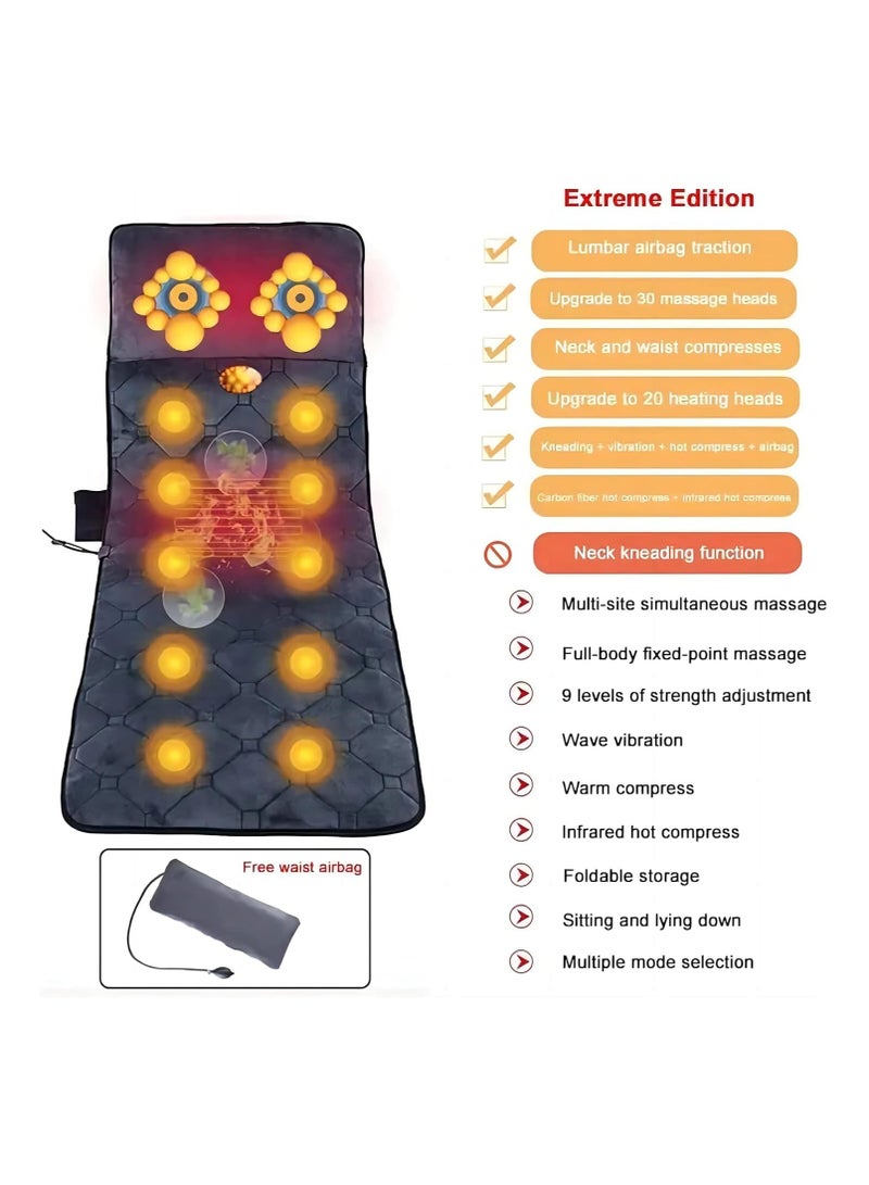 Cool Baby Whole Body Vibrating Massage Pad - Massage Heating Pad, 10 vibrating Motor Massage mattress Pad  - Image 2