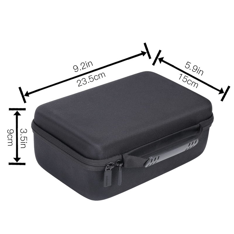 co2CREA Hard Case Replacement for Waterpik Cordless Advanced 2.0 Water Flosser WP-580 WP-582 WP-583 WP-587 (Black Case) - Image 5