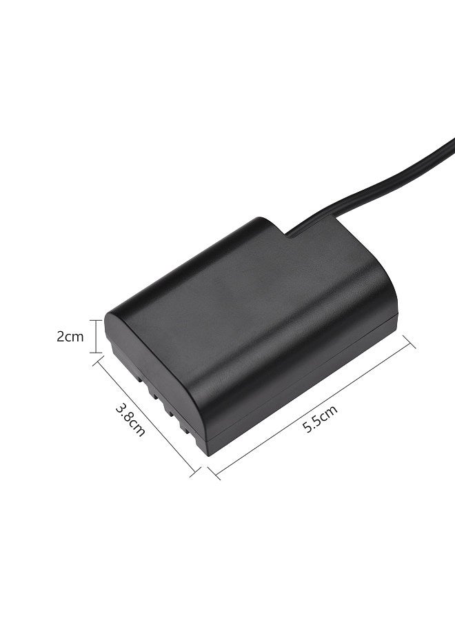 PD USB Type-C Cable to DMW-DCC12 Dummy Battery DC Coupler DMW-BLF19 Replacement for Panasonic LUMIX DMC-GH3 DMC-GH4 DMC-GH3K DMC-GH4K DC-GH5 DC-G9
