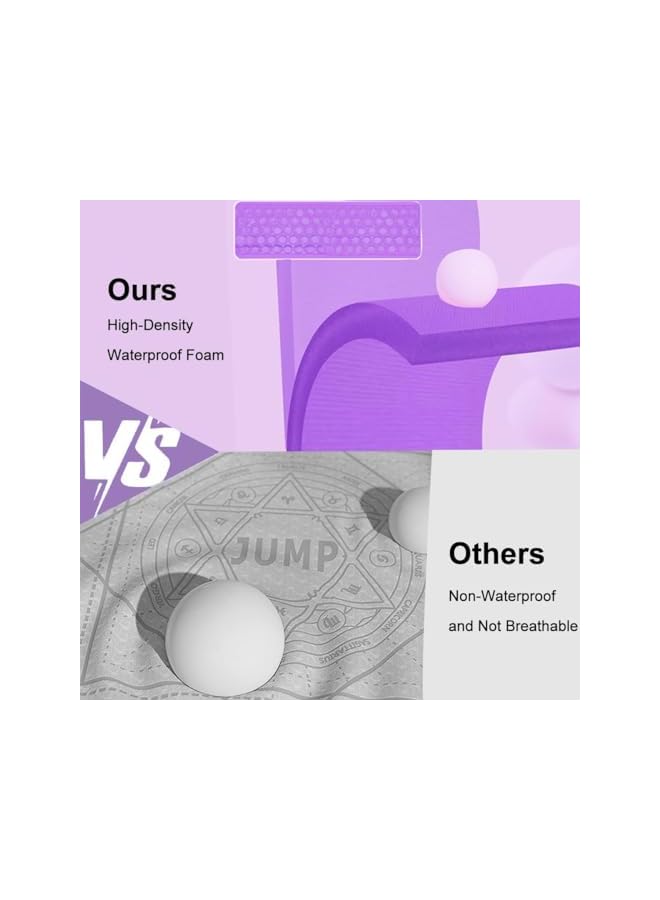 PROMASS Exercise Balance Pad, Gym Exercise Pad For Fitness Core Stability, Balance Pad Yoga Balance Training Foam Mat, Slip Resistant Foam Mat For Yoga, Pilates, Meditation - Image 4