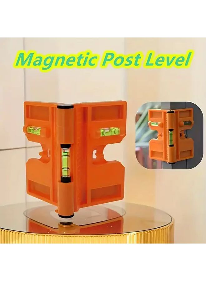 Professional Magnetic Spirit Level Tool 270 Degree Adjustable with Foldable Structure - Image 3