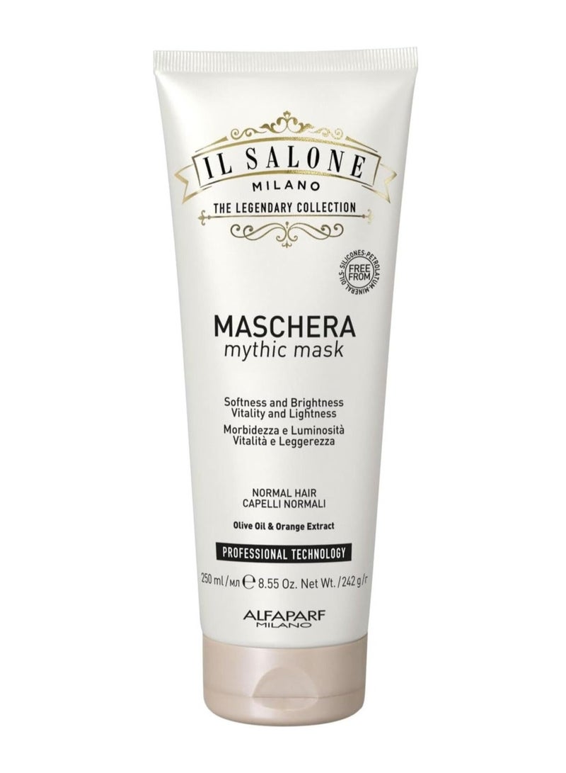 IL SALONE Il Salon Milano Maschera Mythic Mask Softness And Brightness Vitality And Lightness Normal Hair Olive Oil & Orange Extract 250ml - Image 1