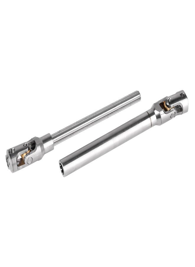 Hobbyfire 2pcs Hobbyfire 1/10 RC Crawler Drive Shafts Stainless Steel Universal Joint Driveshaft for Axial SCX10 II III Traxxas TRX4 Redcat Gen8 Gen7 Element Upgrades Parts(118-175mm) - Image 4