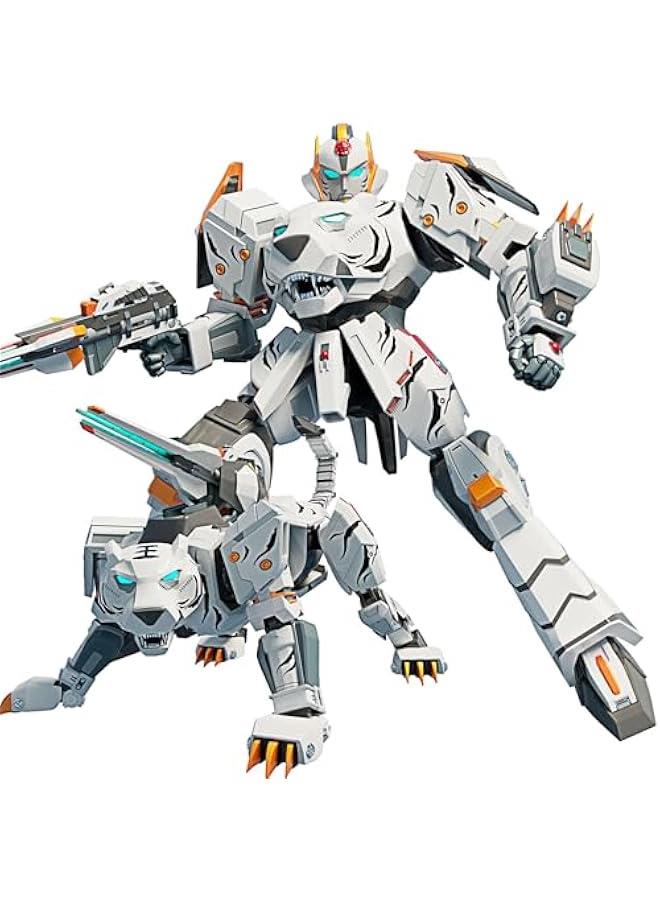 general Animal Transforming Robot Toys 10 Inches Tiger Action Figure for Kids Deformation Assembly Robot for Boys  Girls Ages 6 7 8 9 10 - Image 1