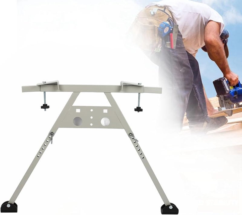 Adjustable Ladder Stabilizer Steel Non Slip 380lb Capacity Roof Standoff 20 27 Inch Leg - Image 4