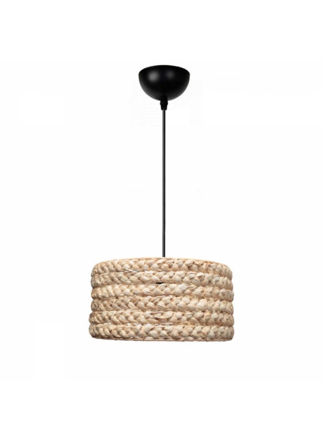 Fiesta Natural Handmade Wicker Pendant Light - Image 1