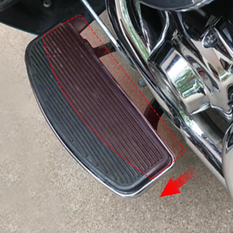 HDBUBALUS 1-1/4'' Driver Floorboard Extension Kit Fit for Harley Touring Electra Glides Road Glides Road Kings Street Glides 2009-2024 Trikes 2009-2013 (Chrome) - Image 3