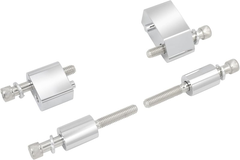 HDBUBALUS 1-1/4'' Driver Floorboard Extension Kit Fit for Harley Touring Electra Glides Road Glides Road Kings Street Glides 2009-2024 Trikes 2009-2013 (Chrome) - Image 2