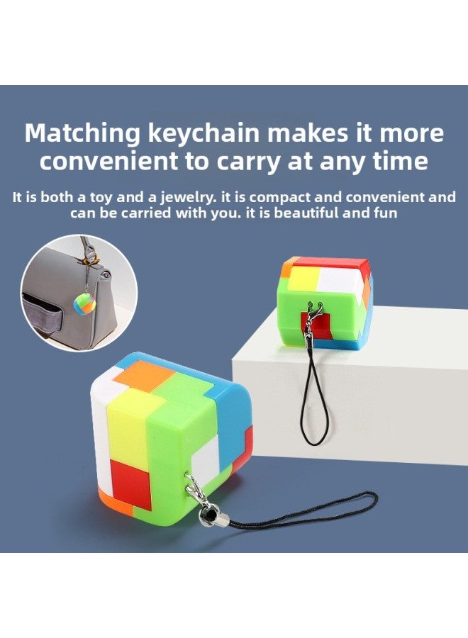 Loquat Lu Ban Lock Kong Ming Lock Complete Set Of Children's Educational Thinking Training Intelligence Unlock 812-year-old Primary School Students' Building Blocks Toys-Color:Difficulty Four 【beech 6-piec - Image 5