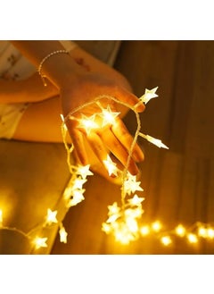 HUMAIZAR HUMAIZAR Mini Star Ramadan Fairy Lights 20 LED Plugin String Lights for Festive Home Decoration Bedroom Festive Ambiance Plug in  - Image 2