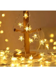 HUMAIZAR HUMAIZAR Mini Star Ramadan Fairy Lights 20 LED Plugin String Lights for Festive Home Decoration Bedroom Festive Ambiance Plug in  - Image 5