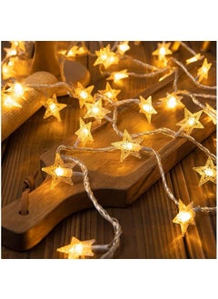 HUMAIZAR HUMAIZAR Mini Star Ramadan Fairy Lights 20 LED Plugin String Lights for Festive Home Decoration Bedroom Festive Ambiance Plug in  - Image 4
