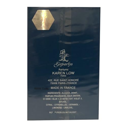 Karen Low Pure Blue Eau de Toilette Spray for Men, 3.4 Ounce - Image 4