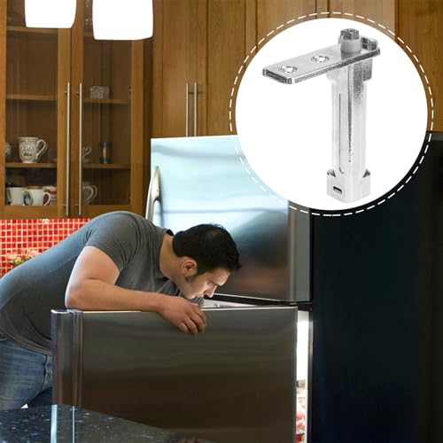 Uonlytech مفصلات معدنية 1 قطعة لمفصل باب الثلاجة مفصل باب الثلاجة من سبائك الزنك الربيعية لمعدن الفريزر العلوي - Image 4