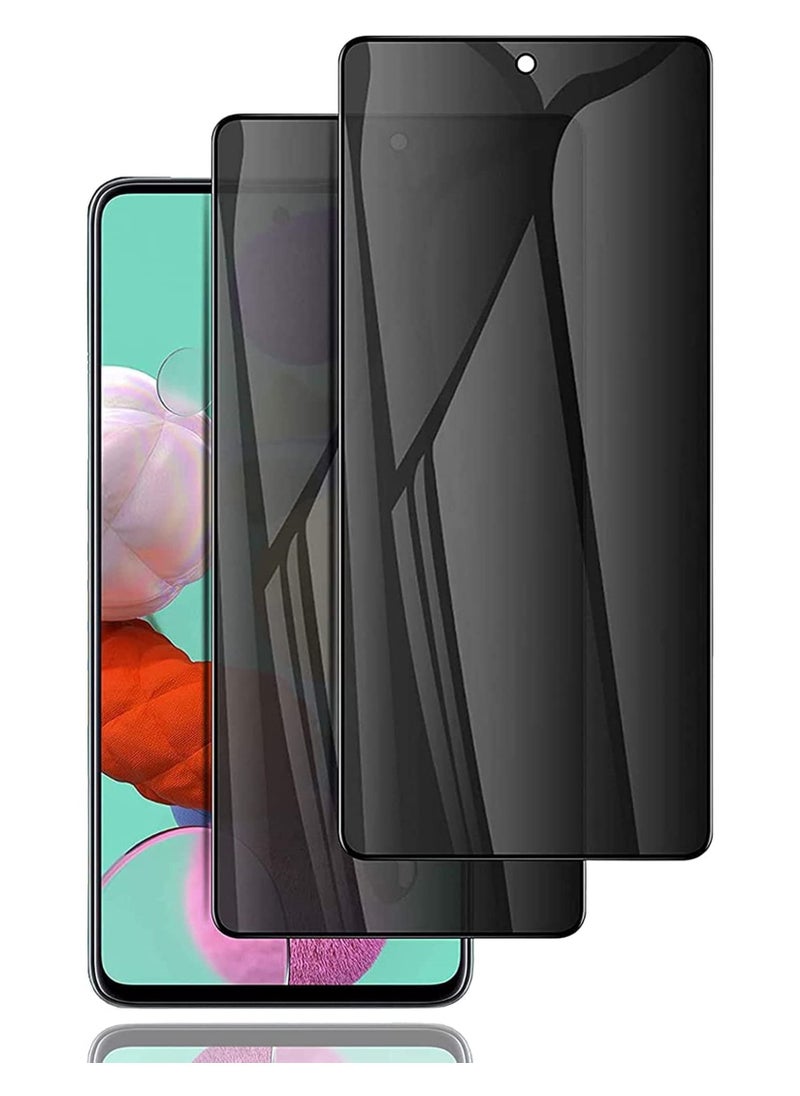 Youque 2 Pack HD Full Privacy Anti-spy Anti-Peeping  Screen Protector Tempered Glass for  Anti for Samsung Galaxy A73  - Image 1