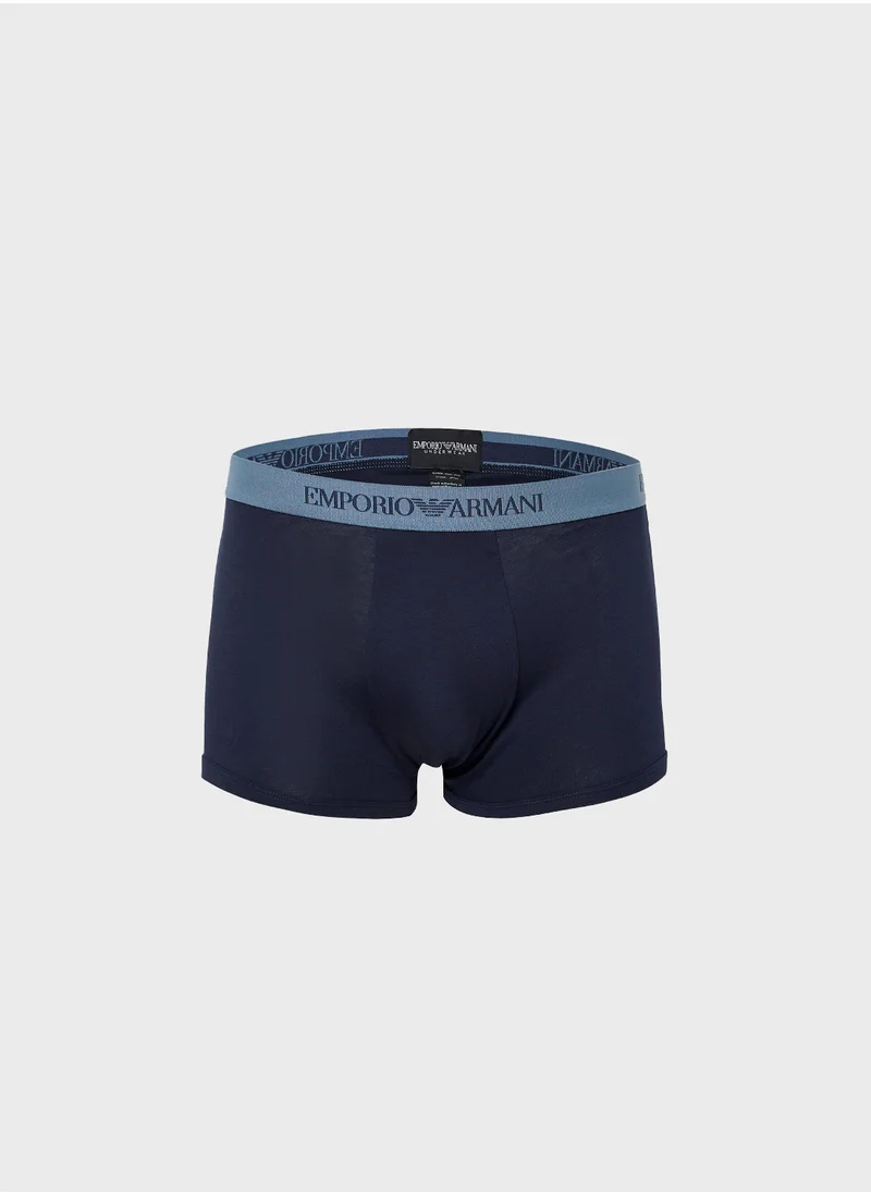 EMPORIO ARMANI 3 Pack Logo Band Trunks