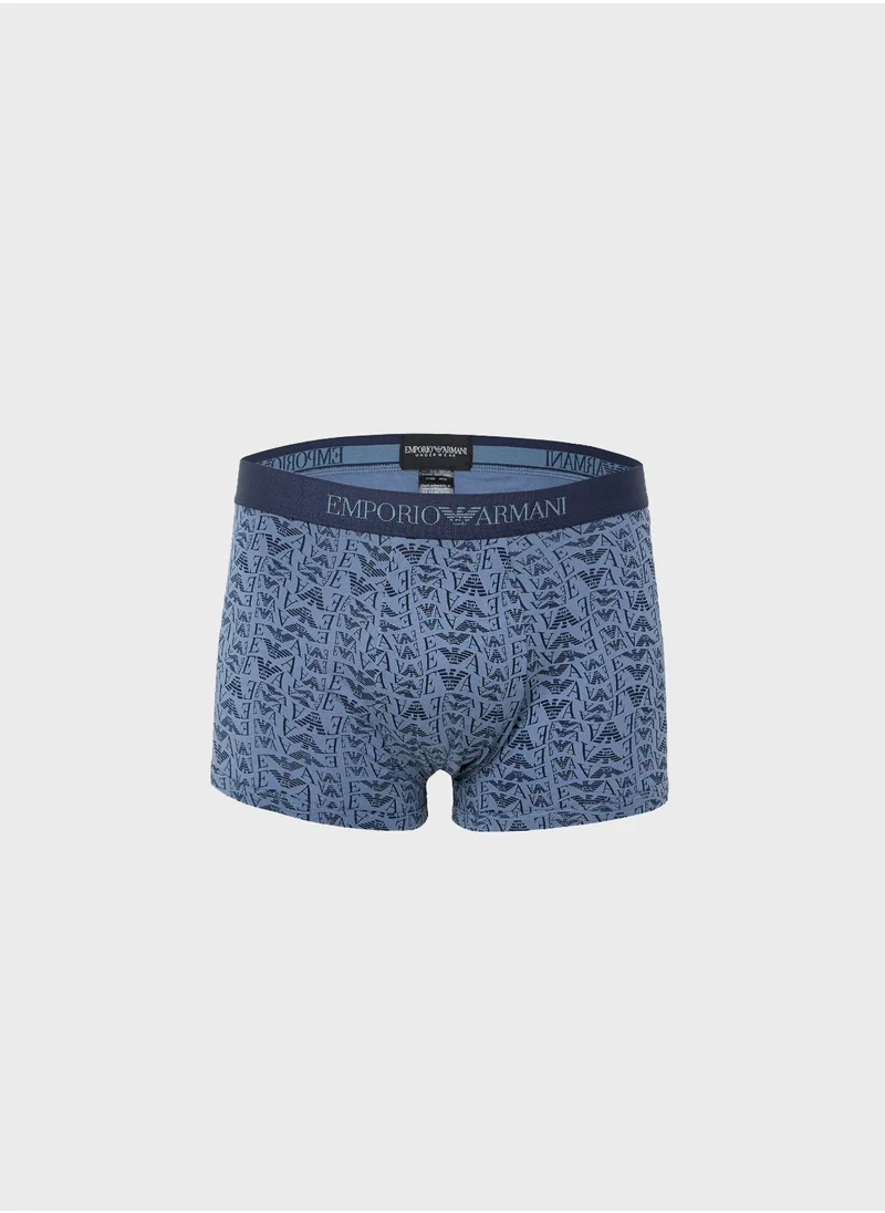 EMPORIO ARMANI 3 Pack Logo Band Trunks