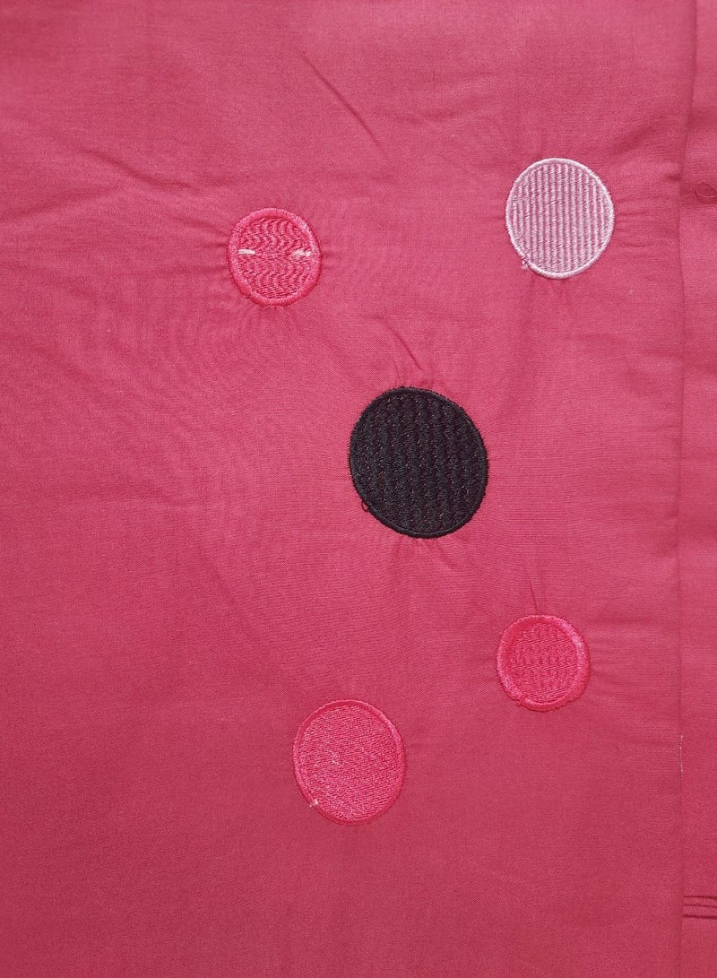 Embroidered Bed Sheet - Egyptian Cotton - 5 Pcs  - 240*260 - Image 1