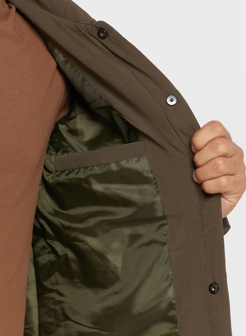 Seventy Five Men's Quilted Bomber Jacket