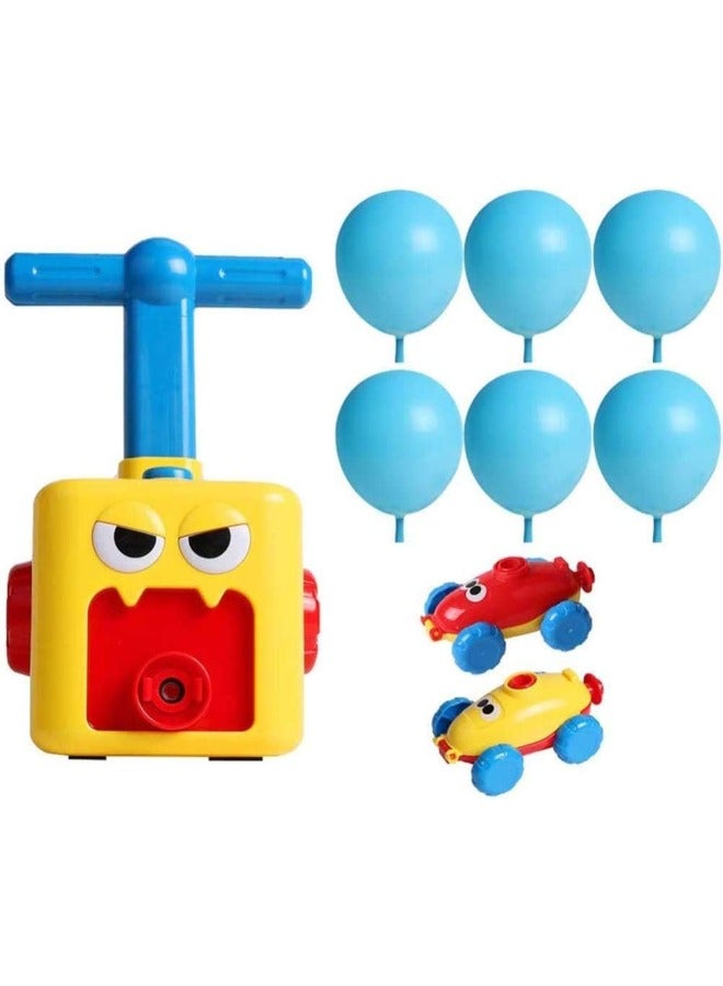 حديقة الألعاب لعبة سيارة تعمل بالبالون - مجموعة سباقات هوائية ممتعة وتعليمية للأطفال في مجالات العلوم والتكنولوجيا والهندسة والرياضيات - Image 1