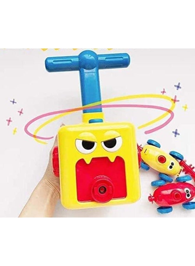 حديقة الألعاب لعبة سيارة تعمل بالبالون - مجموعة سباقات هوائية ممتعة وتعليمية للأطفال في مجالات العلوم والتكنولوجيا والهندسة والرياضيات - Image 2