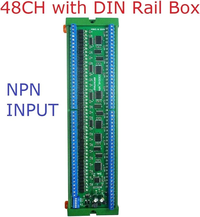 48CH RS485 Remote IO Module PLC DI DO Expansion Board MODBUS RTU Protocol DIN Rail Box - Image 2