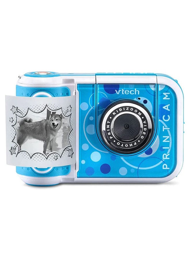 vtech - Kidizoom Printcam Digital Camera For Children - Blue - Image 1