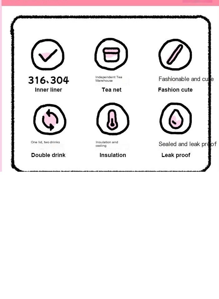 Starcup 600ml water bottle for kids and adults - you can also put tea/coffee/juice to rehydrate outdoors/home/school/office at any time - Image 3