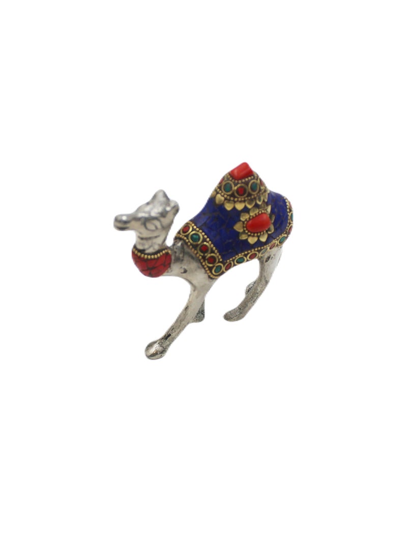 Antique Museum - Handmade Hand Painted Arabian Camel with carving Work 4 Inch - Image 1