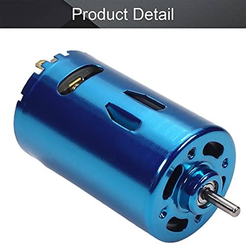 Fielect محرك DC Fielect 24V 30000RPM 2.5A محرك كهربائي عمود دائري لقارب RC طائرة ألعاب نموذج DIY هواية، 1 قطعة، أزرق - Image 4
