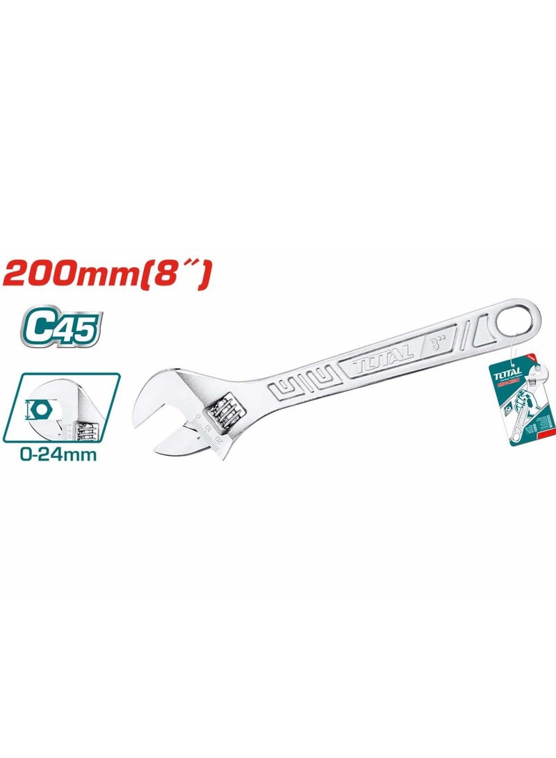 French wrench 8″ nickel Total THT101083